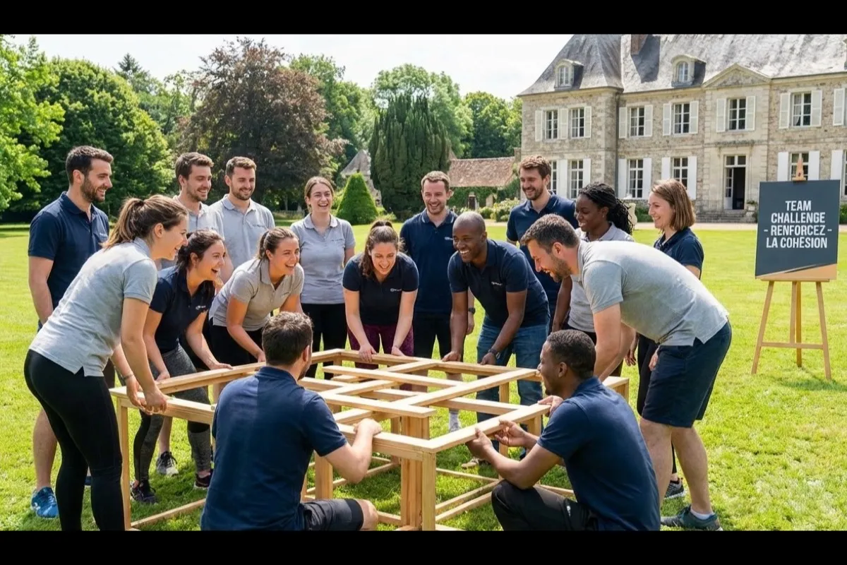 Activités de groupe team building château