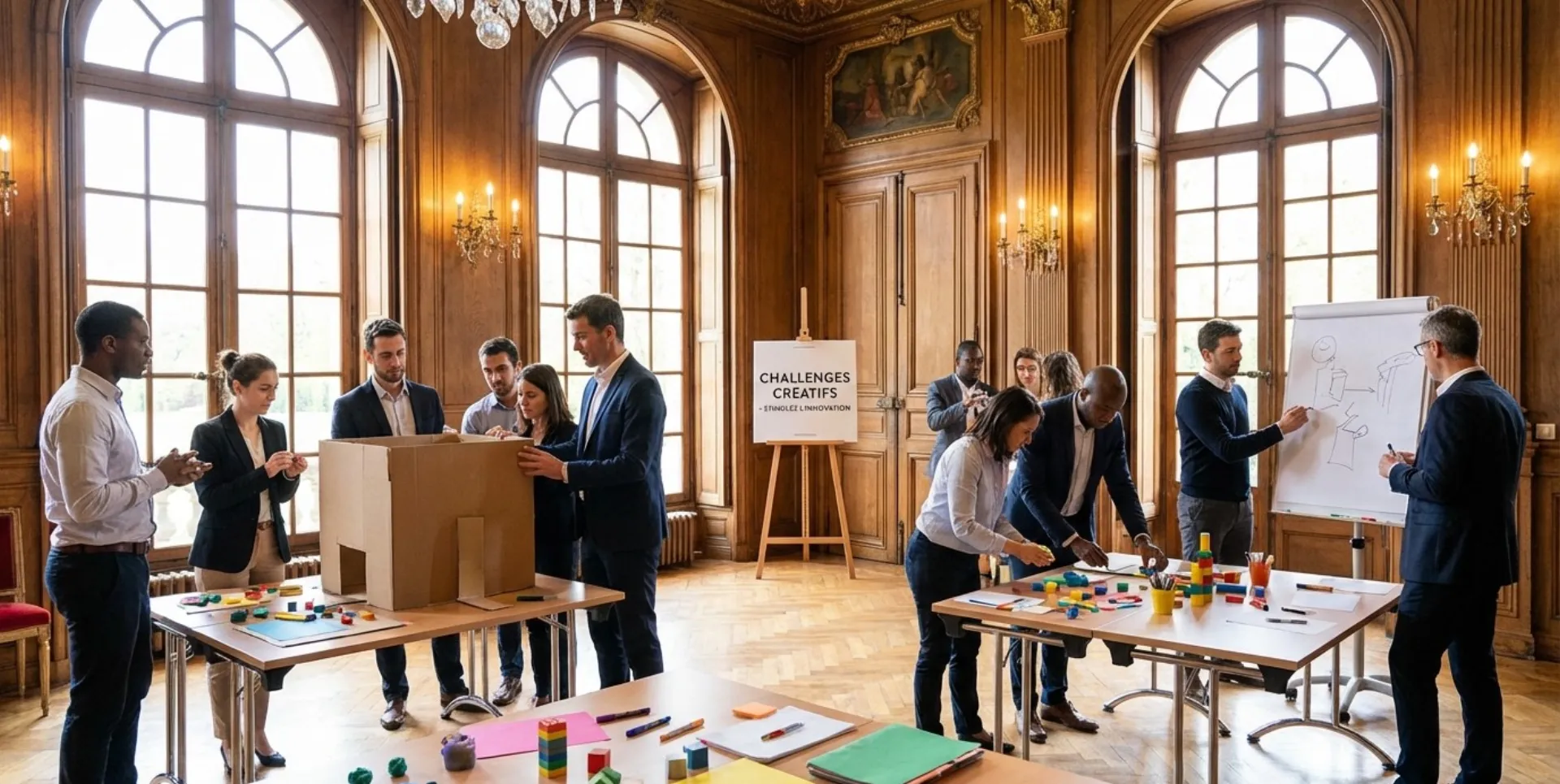 Team building indoor en château — escape game, murder party, challenges créatifs - 4