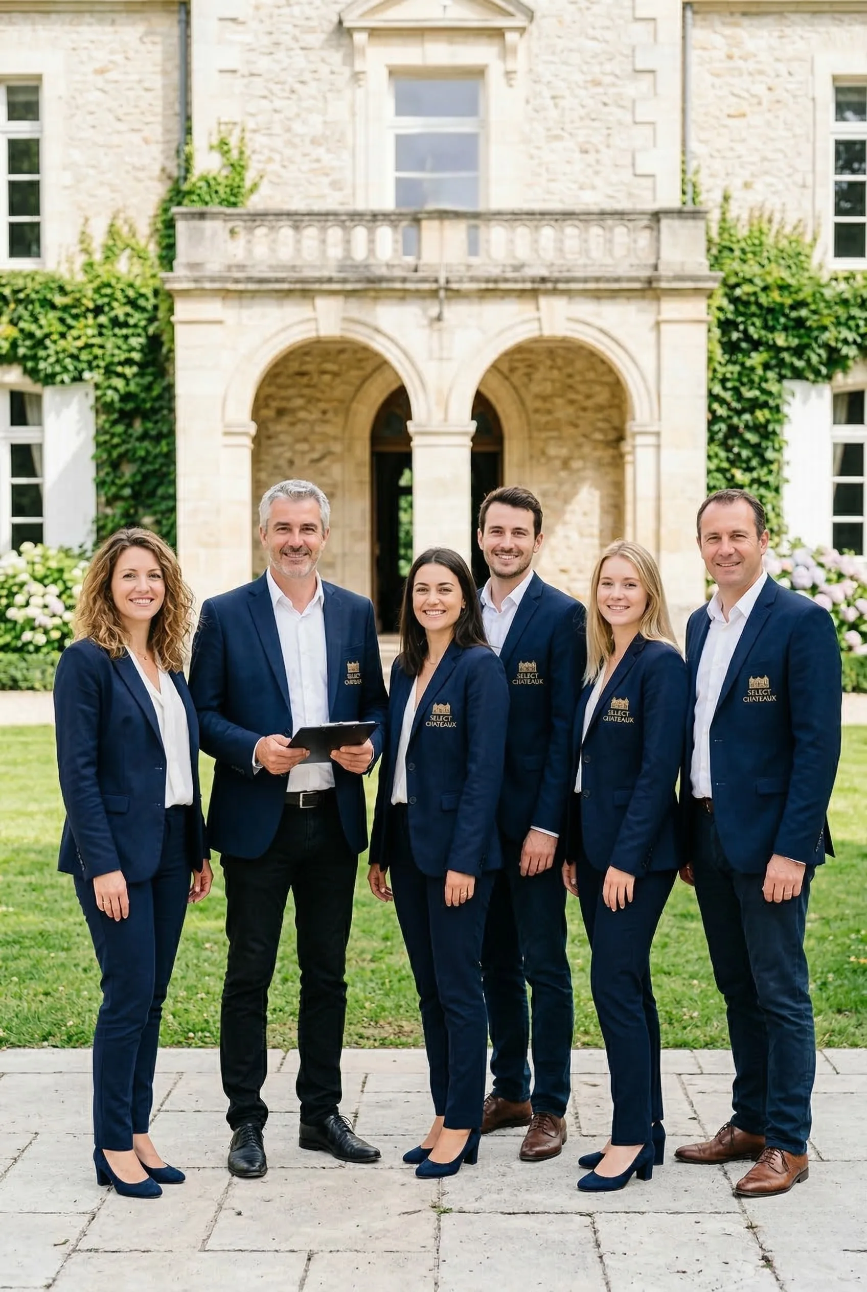 Équipe Select Châteaux — organisateurs de séminaires et événements d'entreprise en château