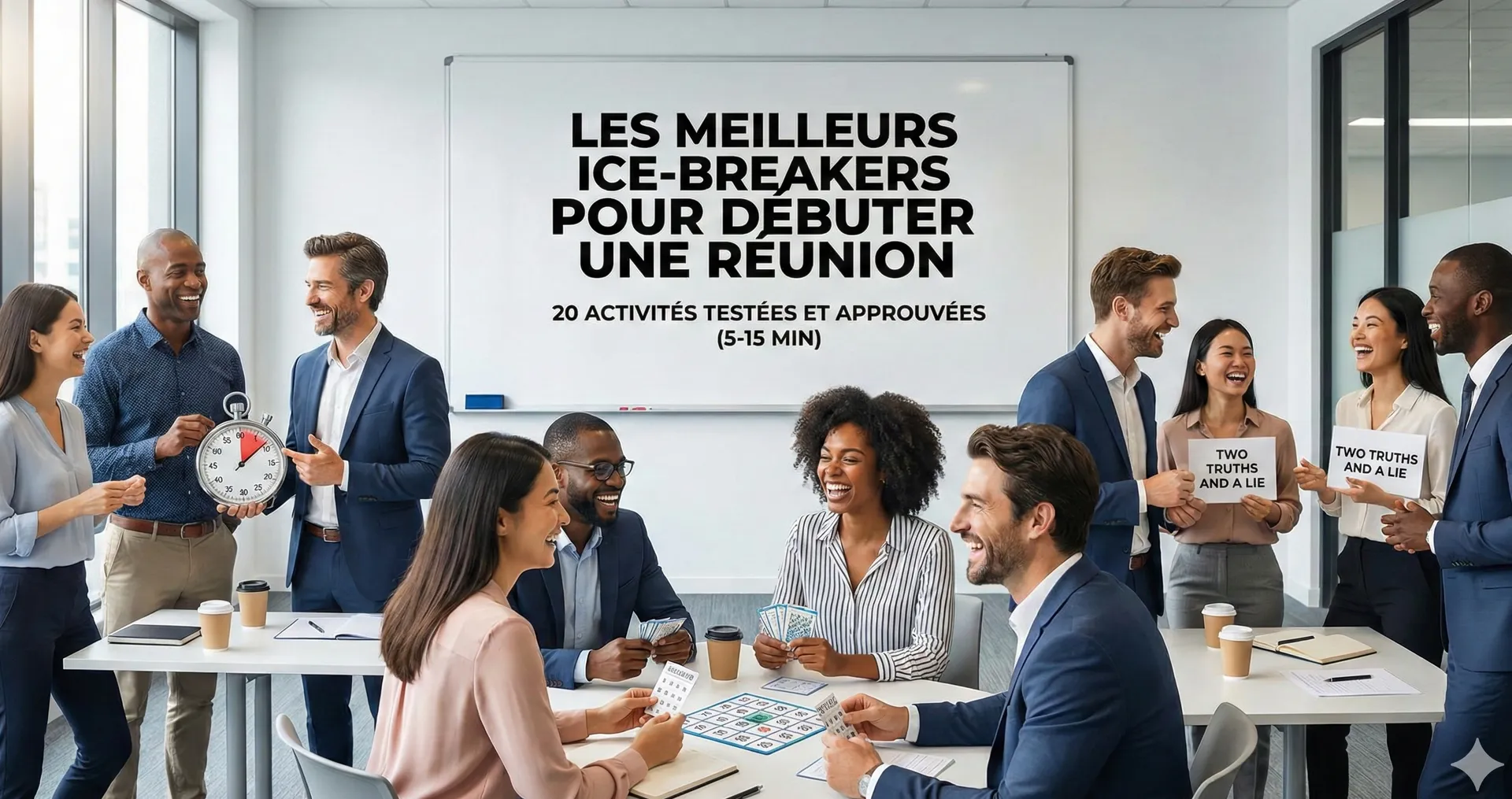 Les meilleurs ice-breakers pour débuter une réunion ou un séminaire en château