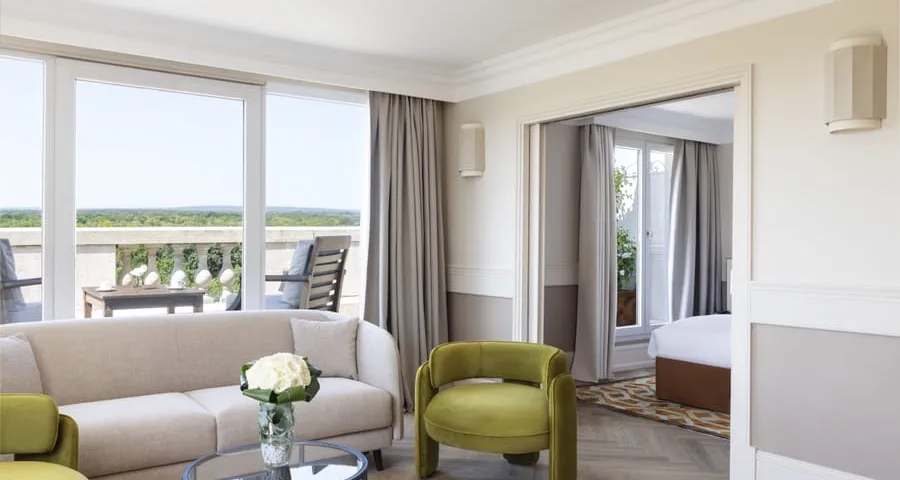 Château 5 Étoiles avec Vue Panoramique sur Forêt - chambre 6