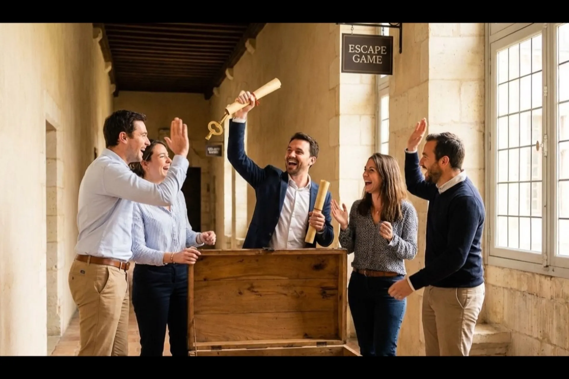 Team building indoor en château — escape game, murder party, challenges créatifs - 2