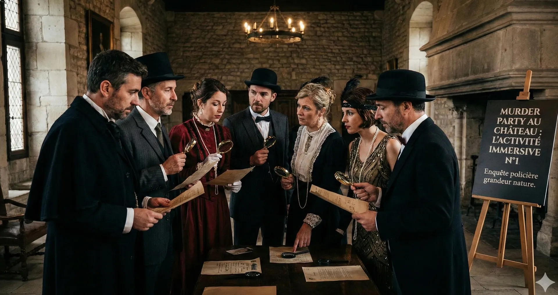Murder party en château - Activité team building immersive n°1