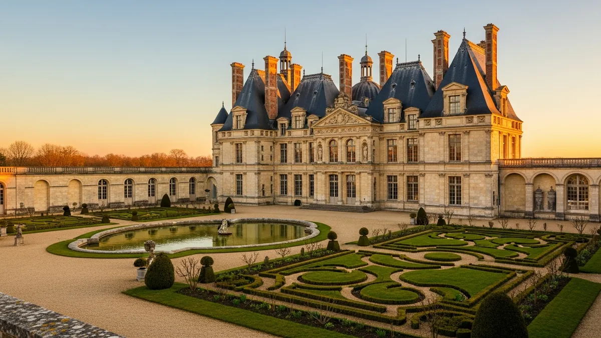 Bureau avec contrat événementiel et stylo dans un château en Île-de-France