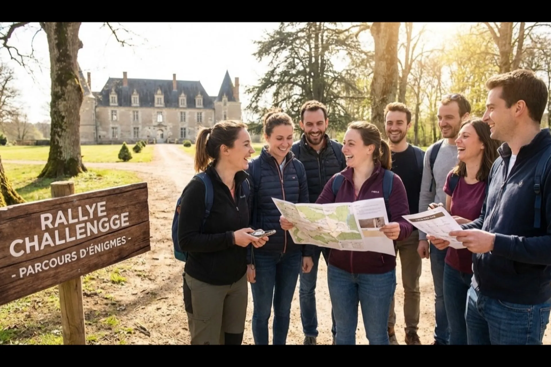 Rallye découverte du domaine — activité team building outdoor