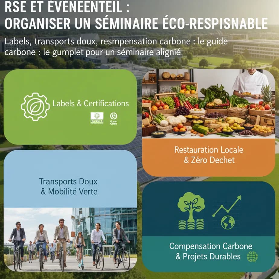 Séminaire éco-responsable et RSE en château au vert