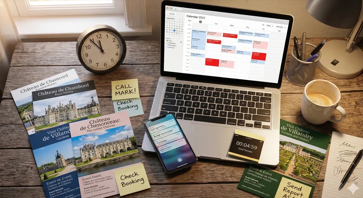 Organiser un séminaire last minute en 2 semaines - Checklist express