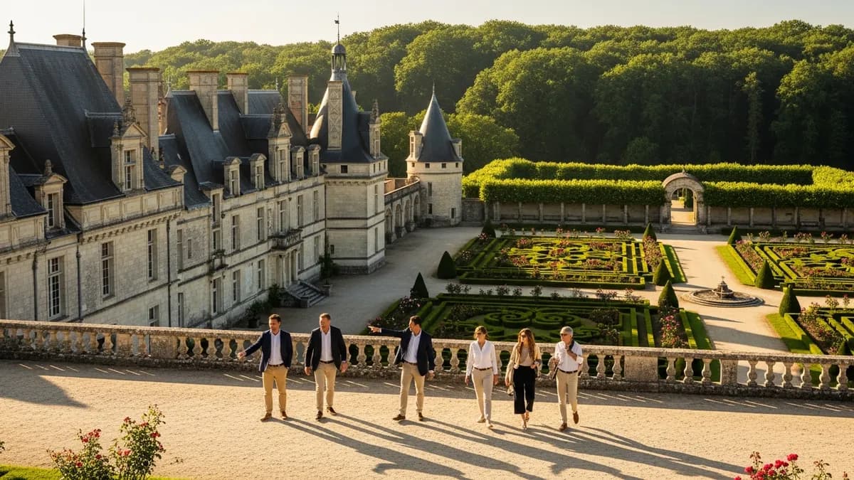 Château des Yvelines entouré d'un parc à la française, salle de séminaire lumineuse, groupe de professionnels en réunion