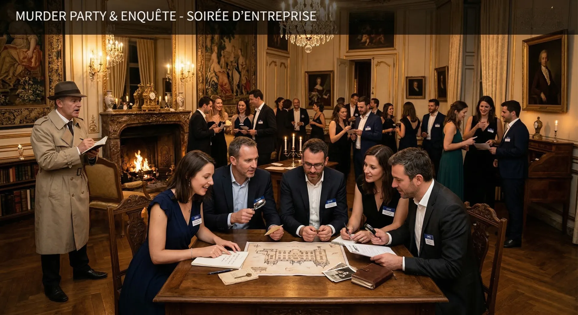 Murder Party enquête en château — team building immersif