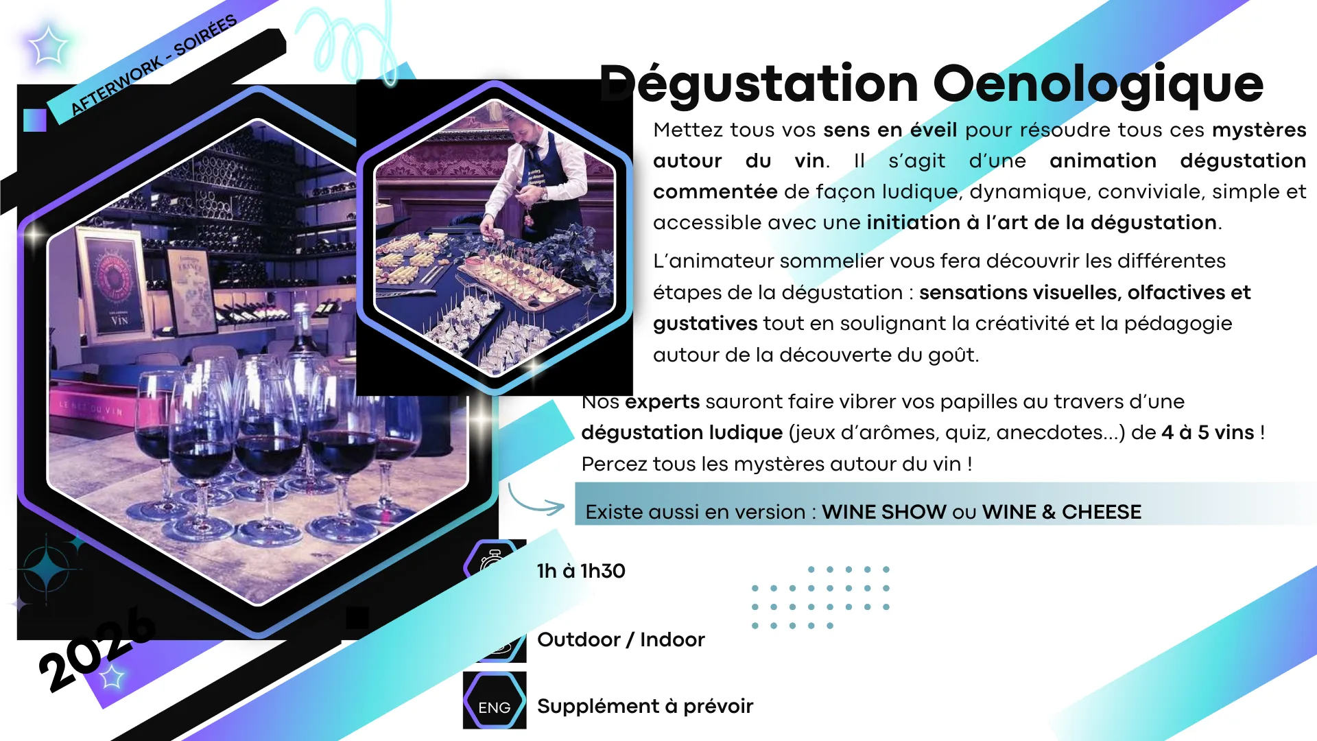 Dégustation Œnologique — animation soirée entreprise en château