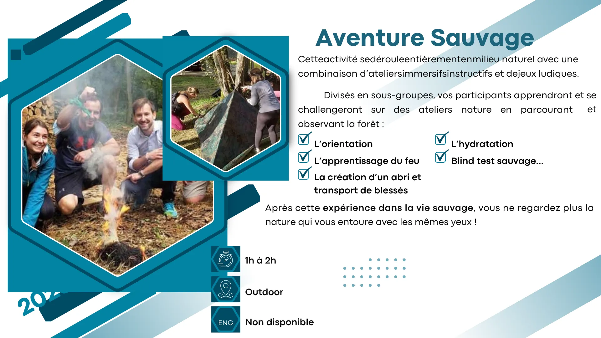 Aventure Sauvage — activité team building en château