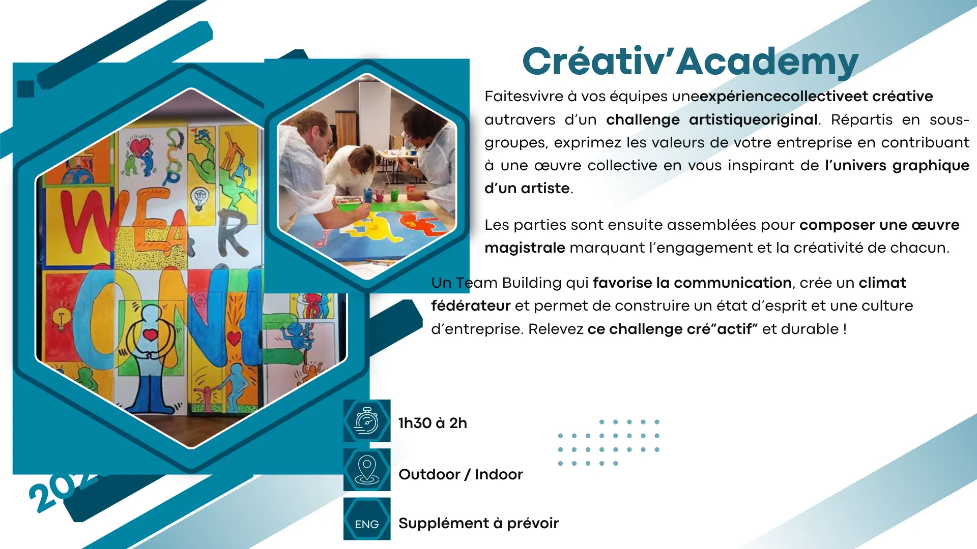 Créativ'Academy — activité team building en château