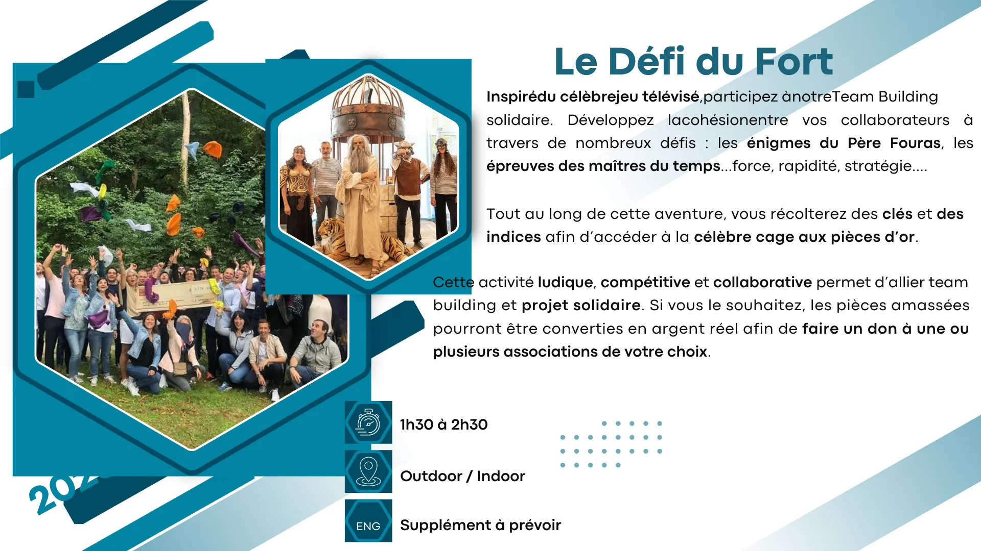 Le Défi du Fort — activité team building en château