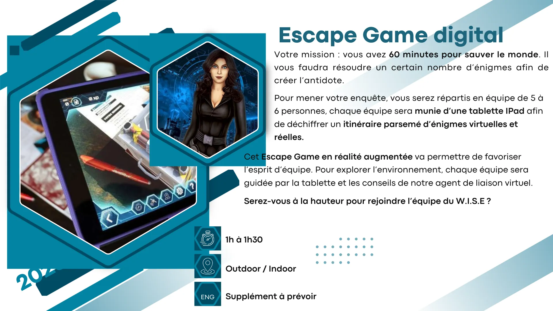 Escape Game Digital — activité team building en château