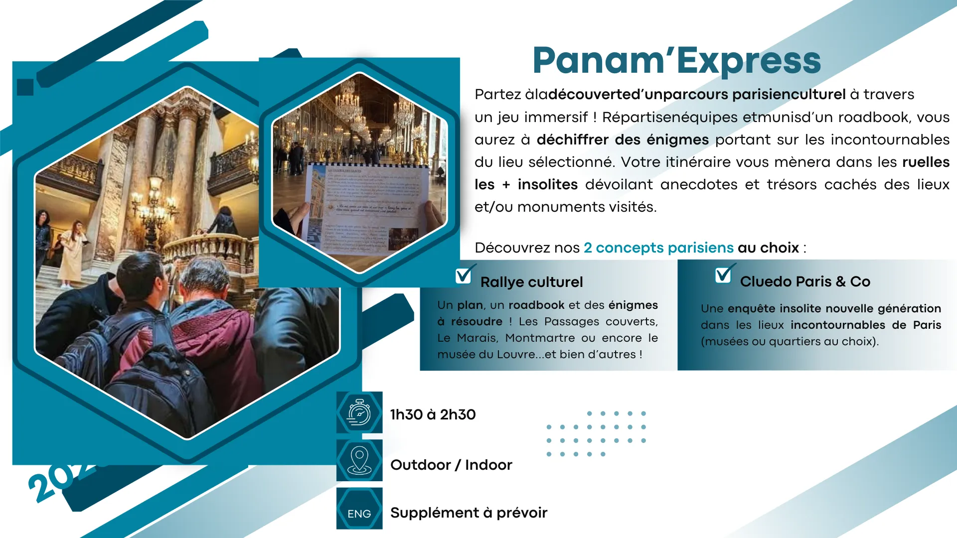 Panam'Express — activité team building en château